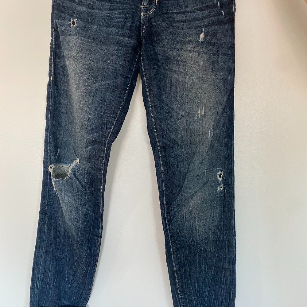 Guess Distressed Mom Jeans